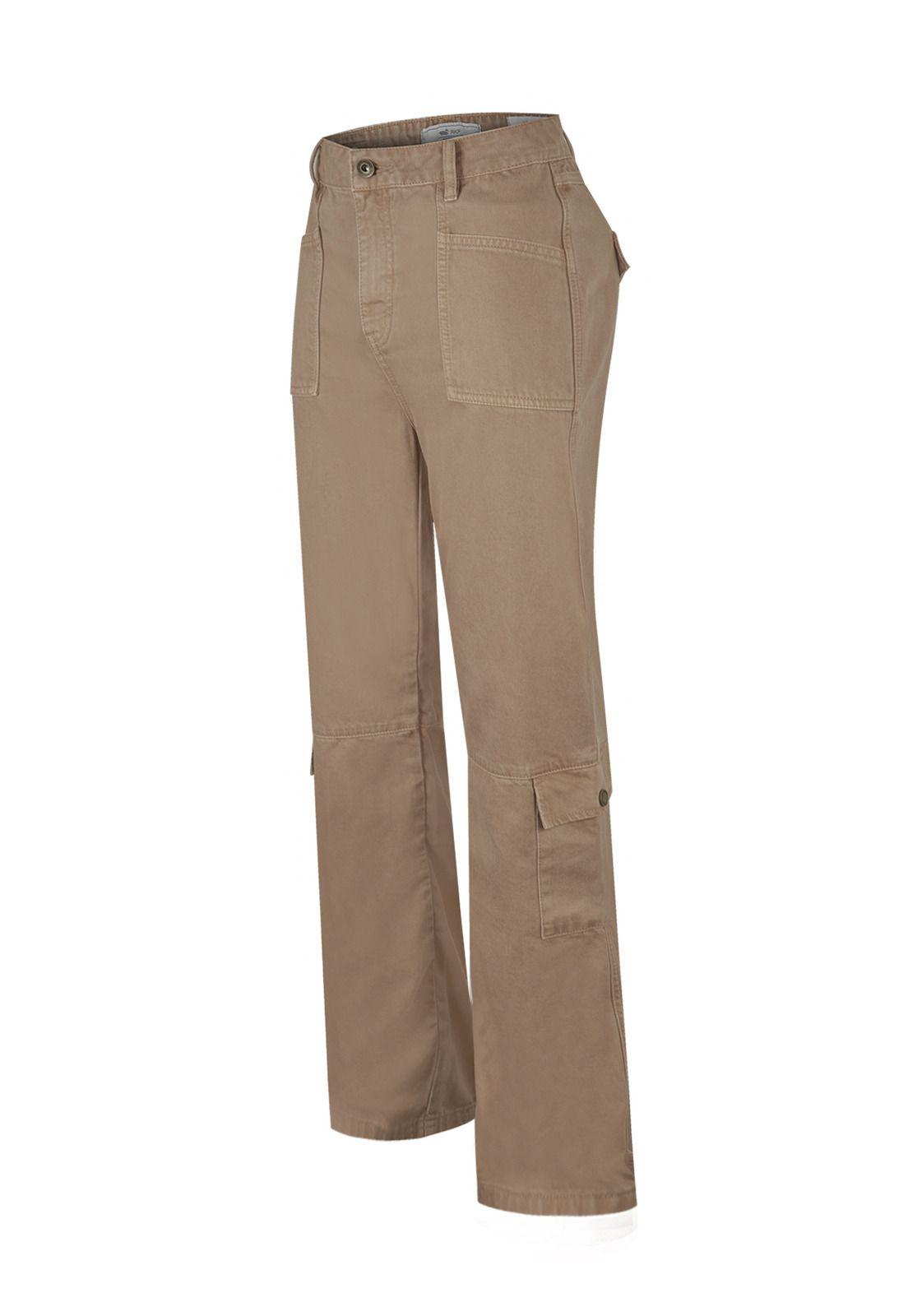 Jeans Algodón Orgánico Café Noa Mujer -0