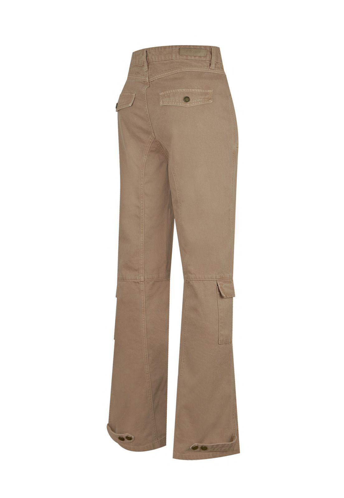 Jeans Algodón Orgánico Café Noa Mujer -1