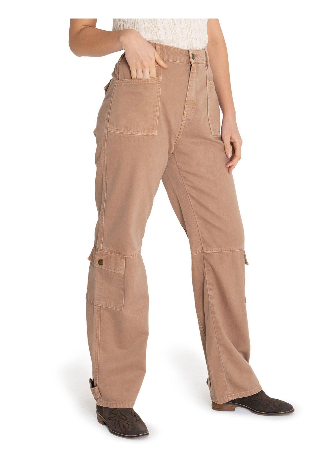 Jeans Algodón Orgánico Café Noa Mujer -5