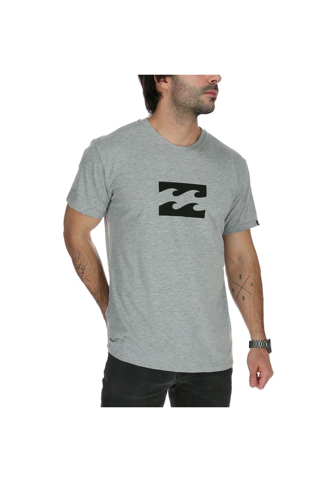Polera M/C Hombre Team Wave Gris-0
