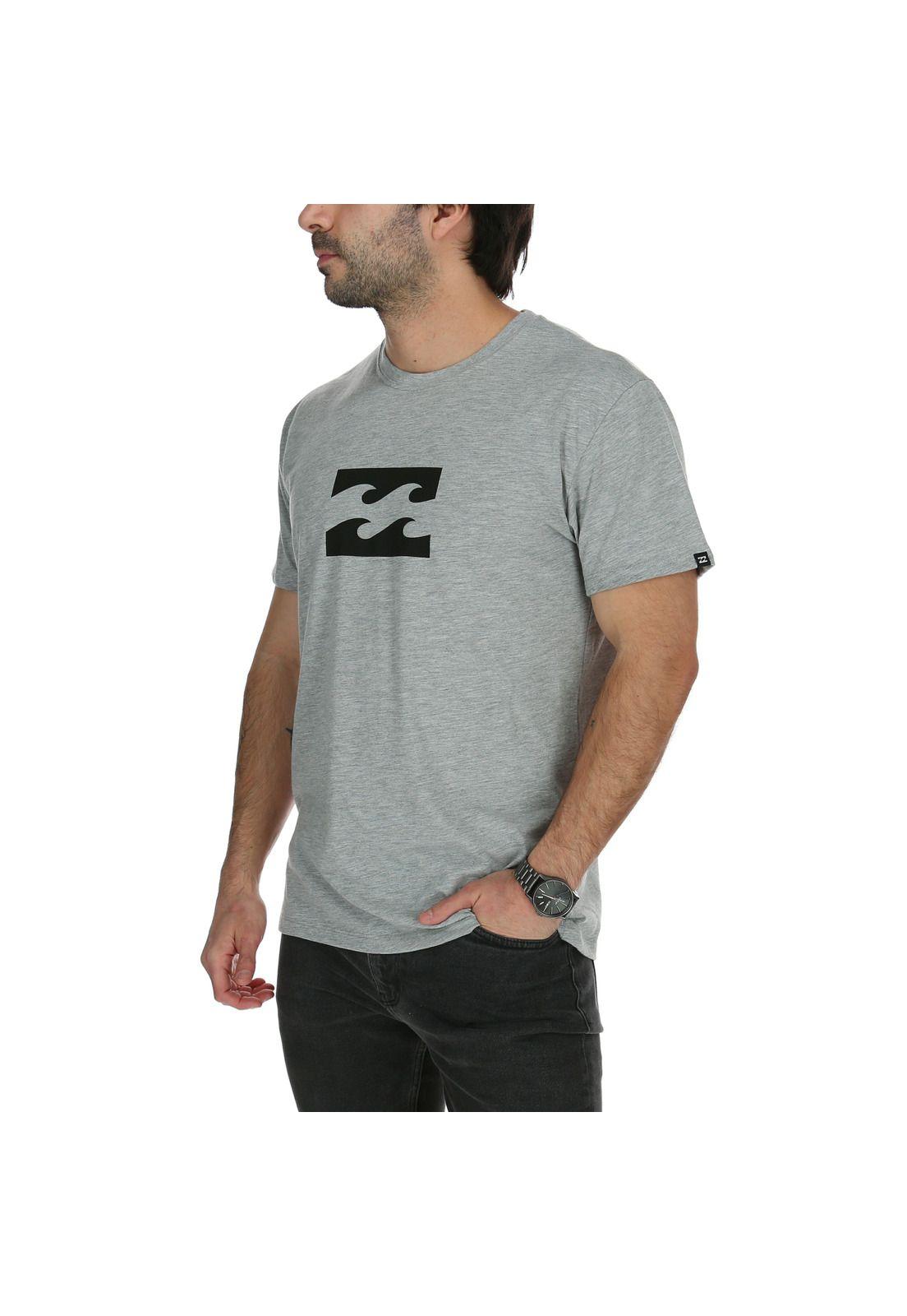 Polera M/C Hombre Team Wave Gris-1