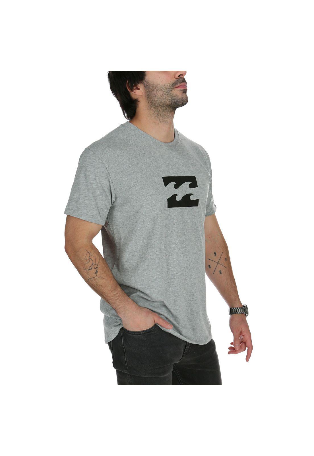Polera M/C Hombre Team Wave Gris-3
