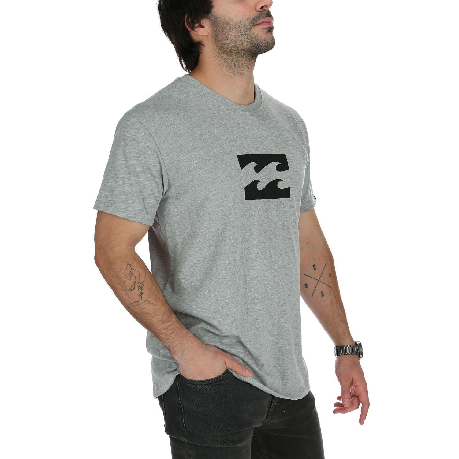 Polera M/C Hombre Team Wave Gris-3