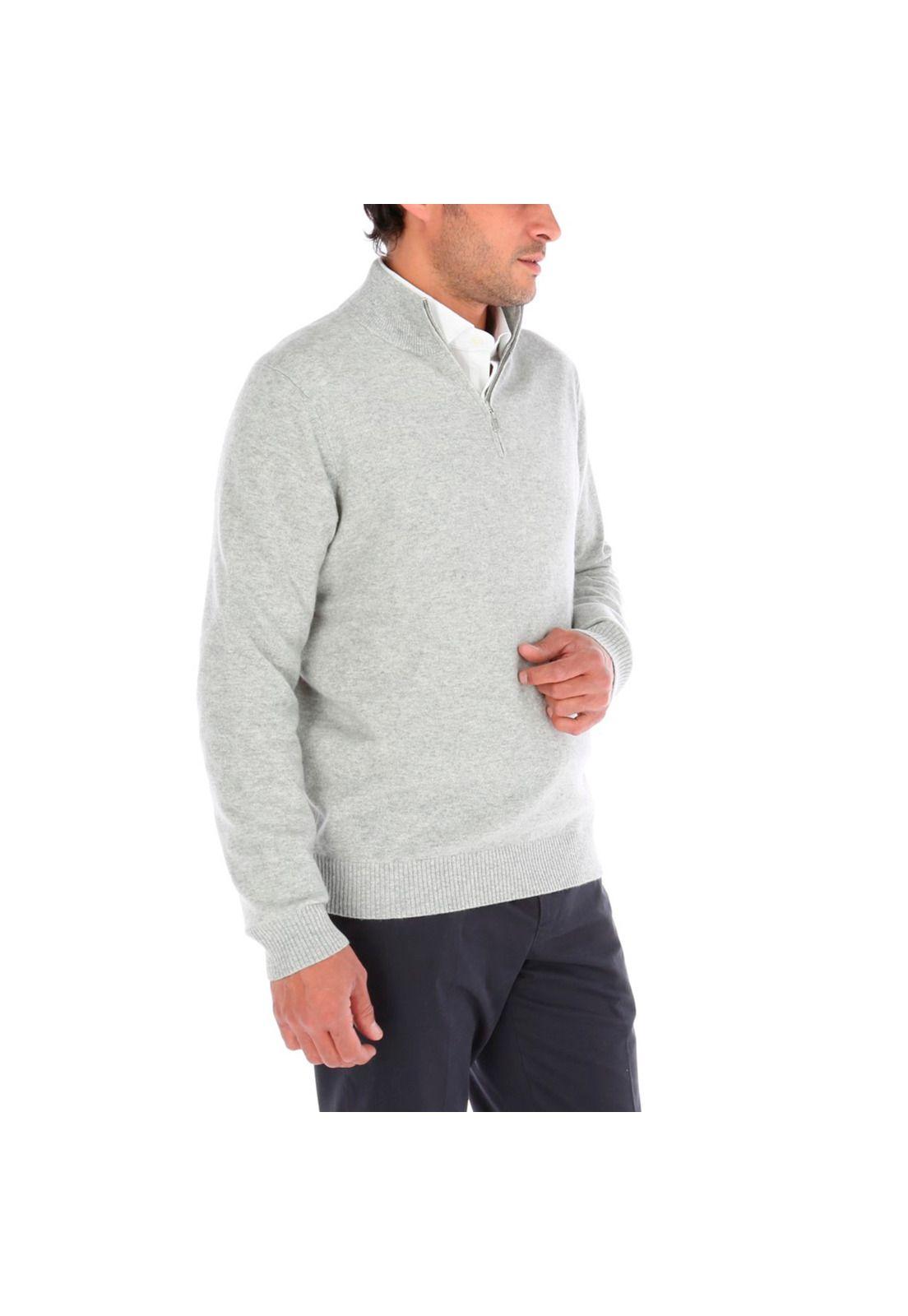 Sweater Halfzip Rockford Gris-3