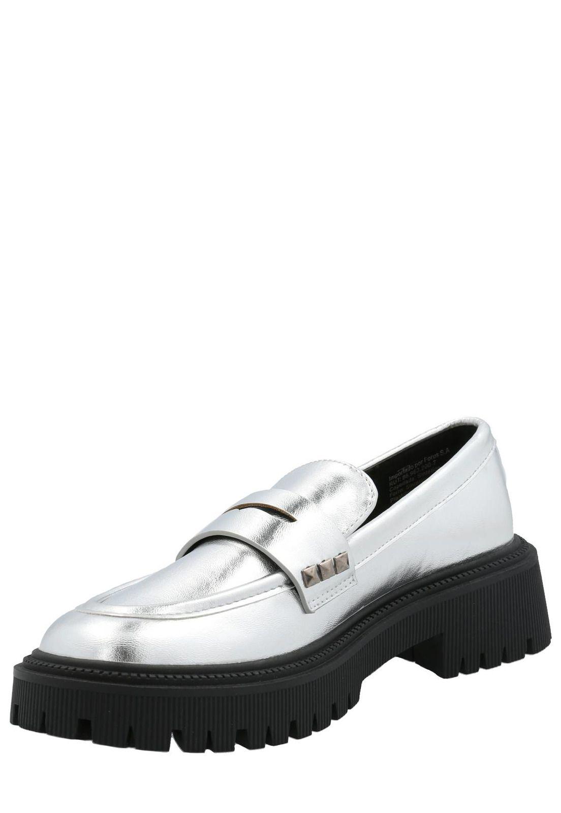 Mocasín West Mujer Plateado-4