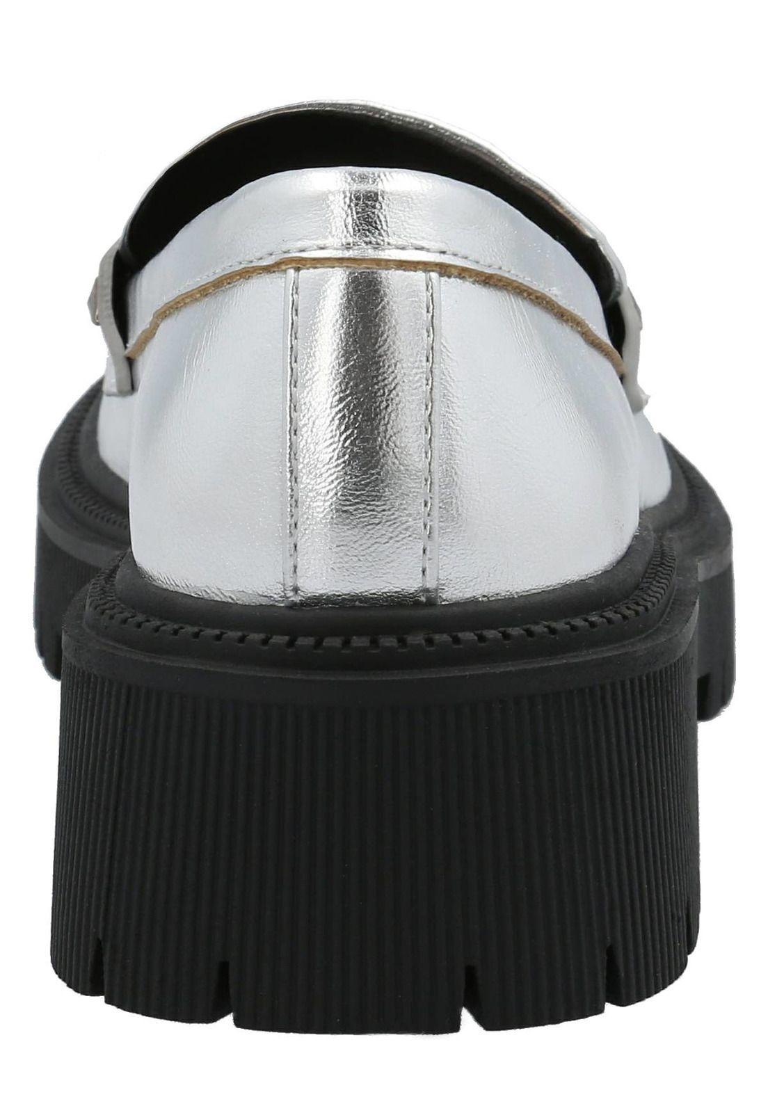 Mocasín West Mujer Plateado-6