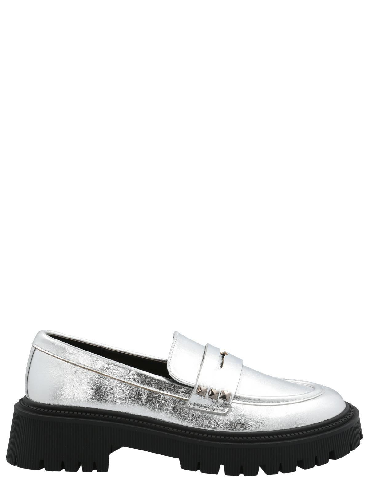 Mocasín West Mujer Plateado-3