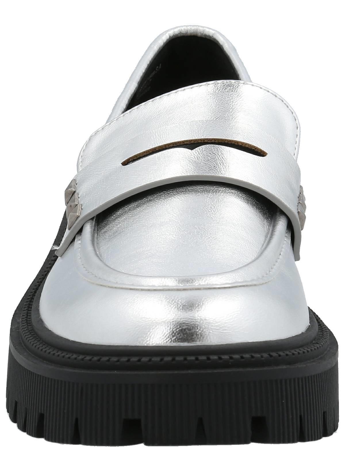 Mocasín West Mujer Plateado-4