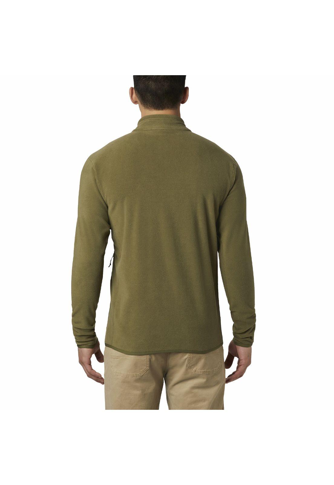 Polar Hombre Macrochill Full Zip  Verde-1