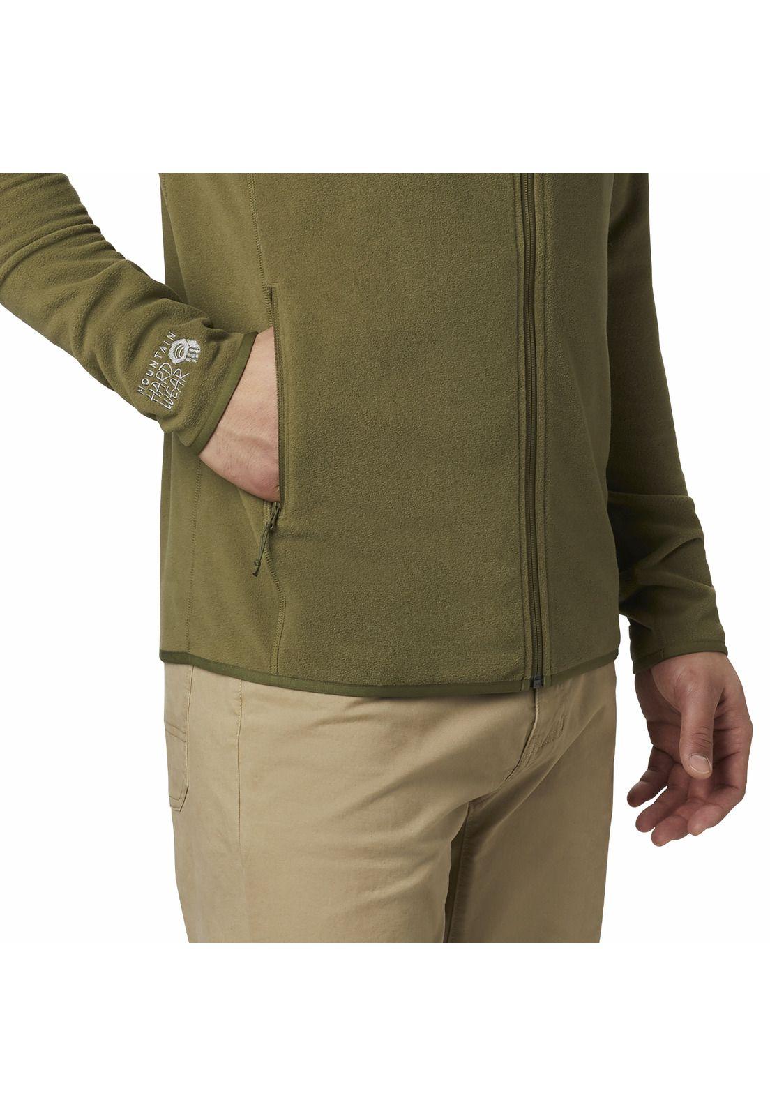 Polar Hombre Macrochill Full Zip  Verde-3