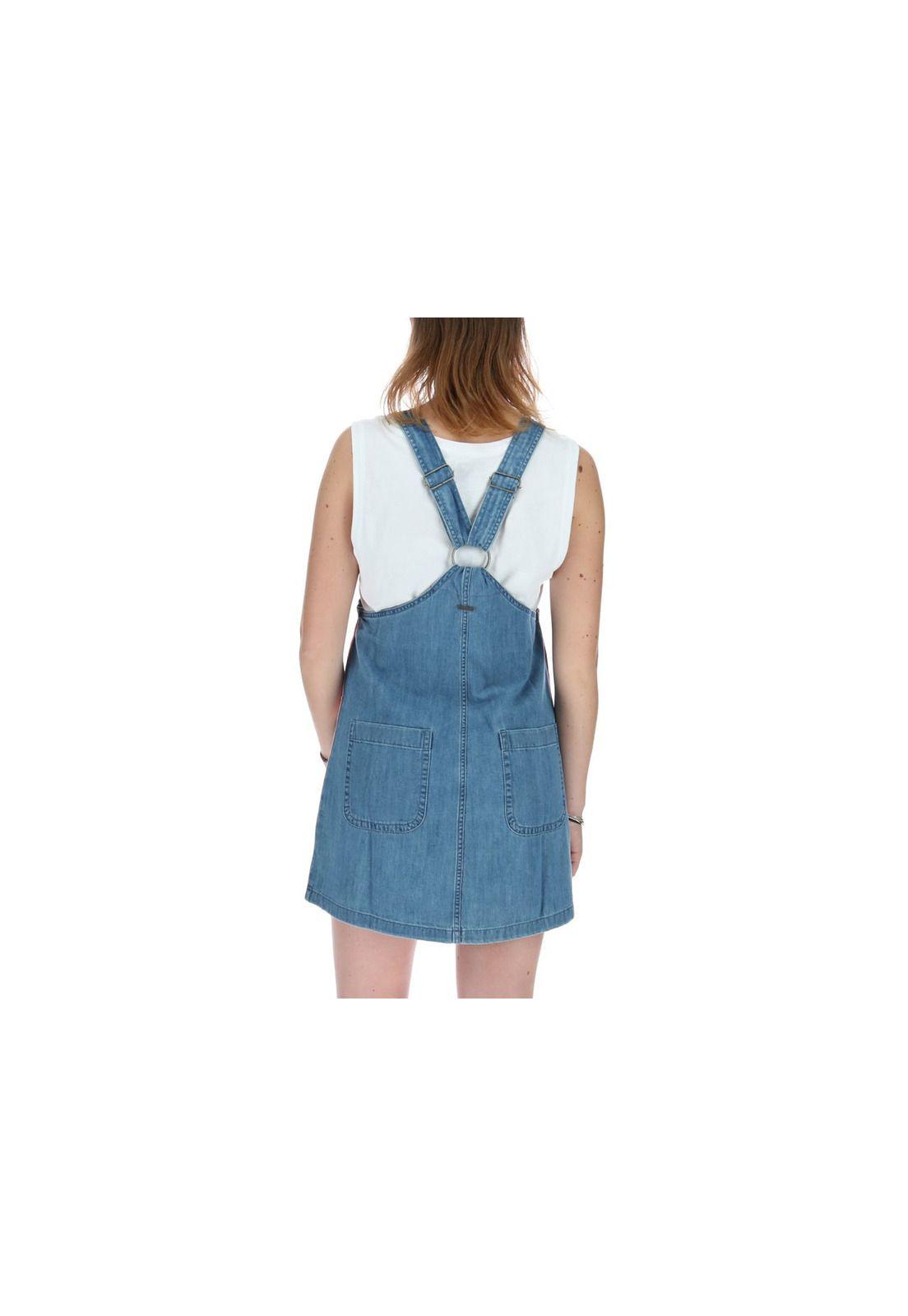 Vestido Mujer Wonder World Pini Celeste-2