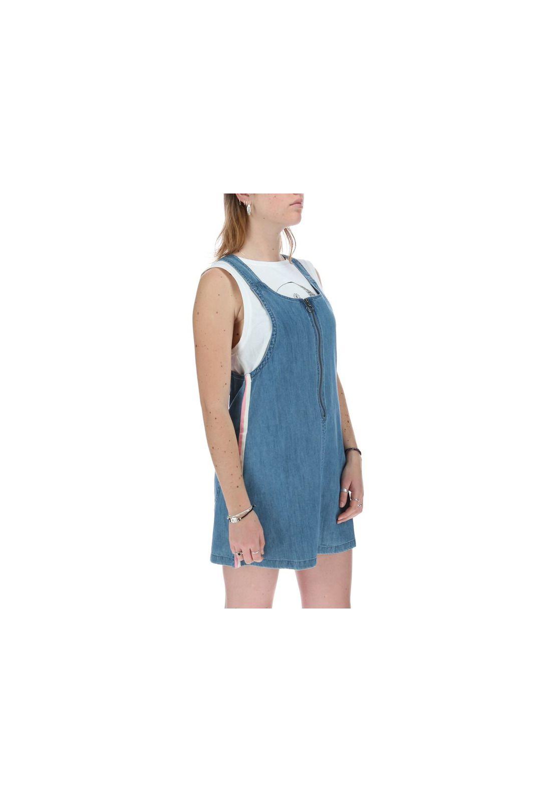 Vestido Mujer Wonder World Pini Celeste-3