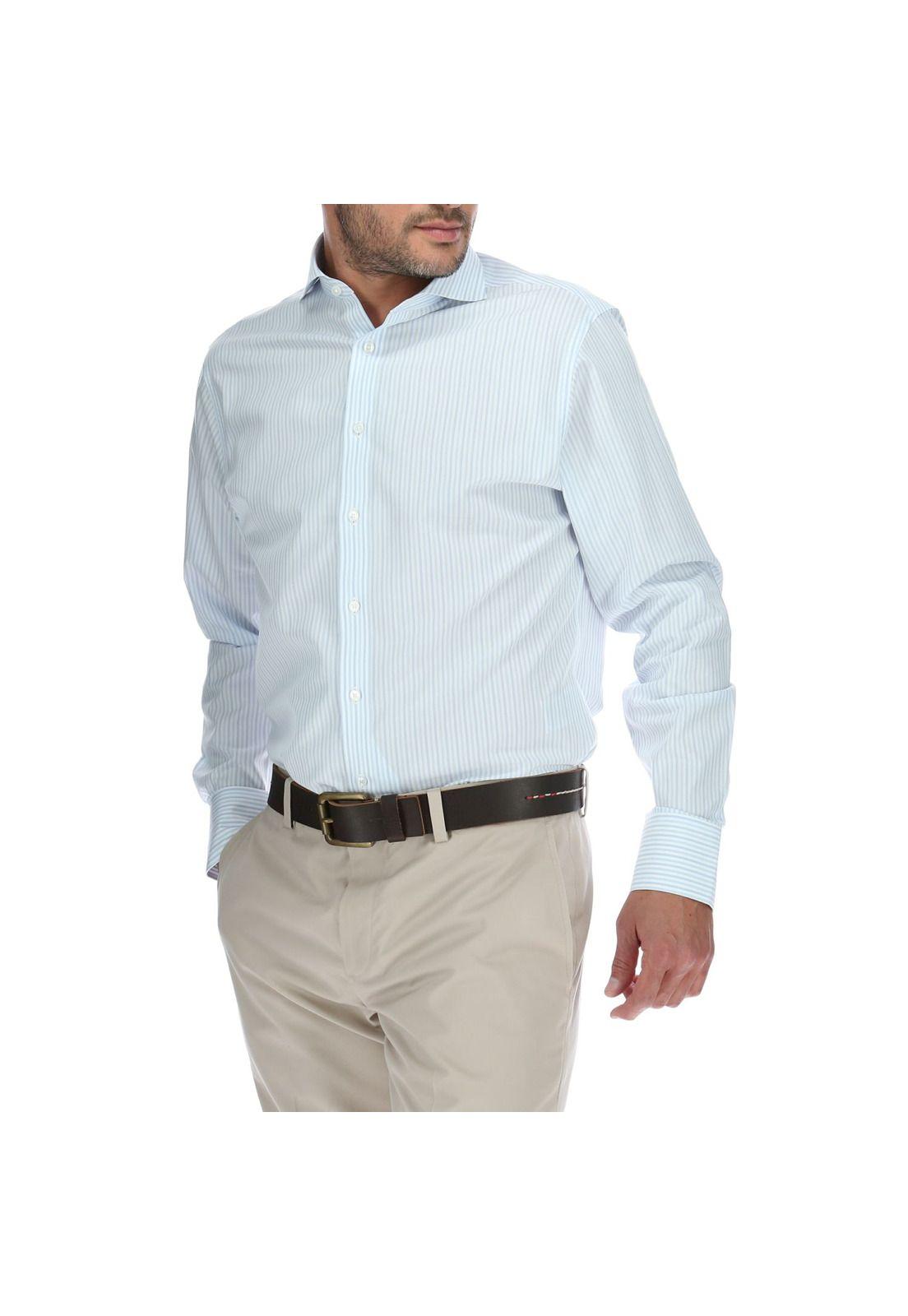Camisa Hombre  Tailor Celeste-1