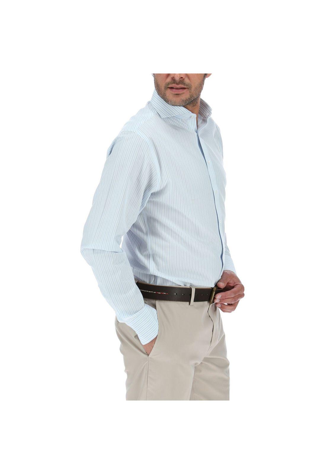 Camisa Hombre  Tailor Celeste-3