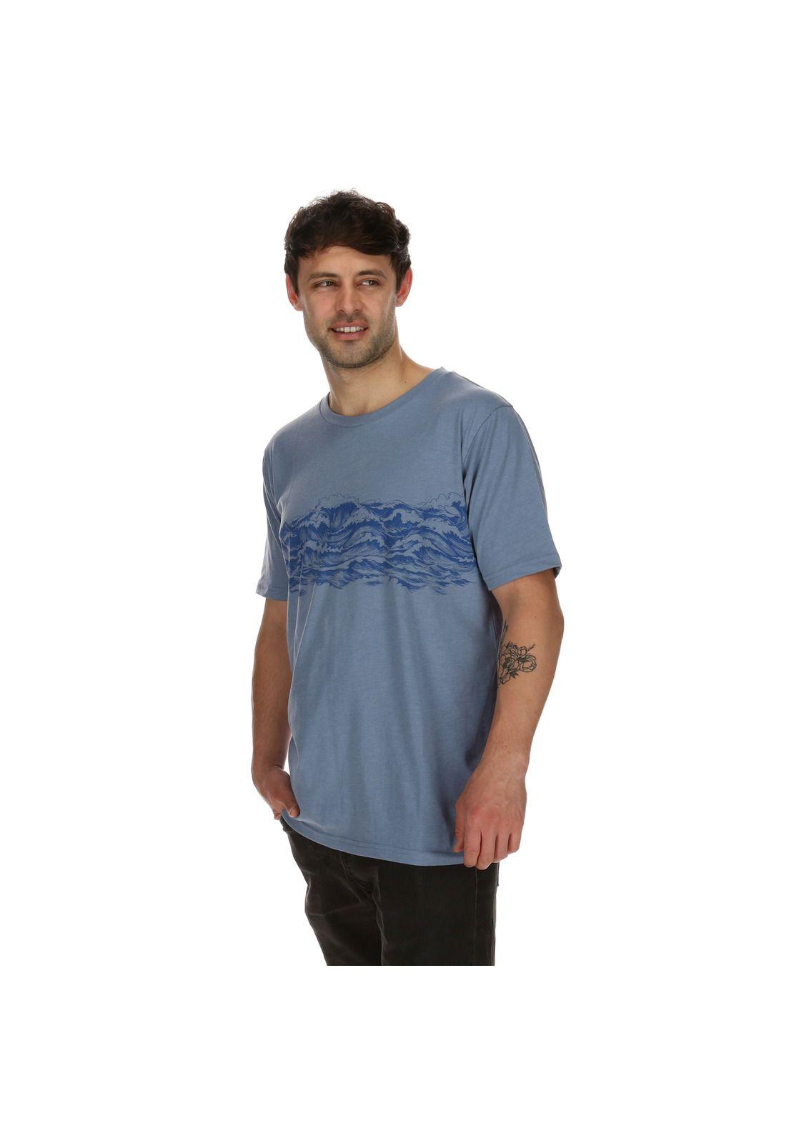 Polera M/C Hombre Los Andes Ss Azulino 7Veinte-1