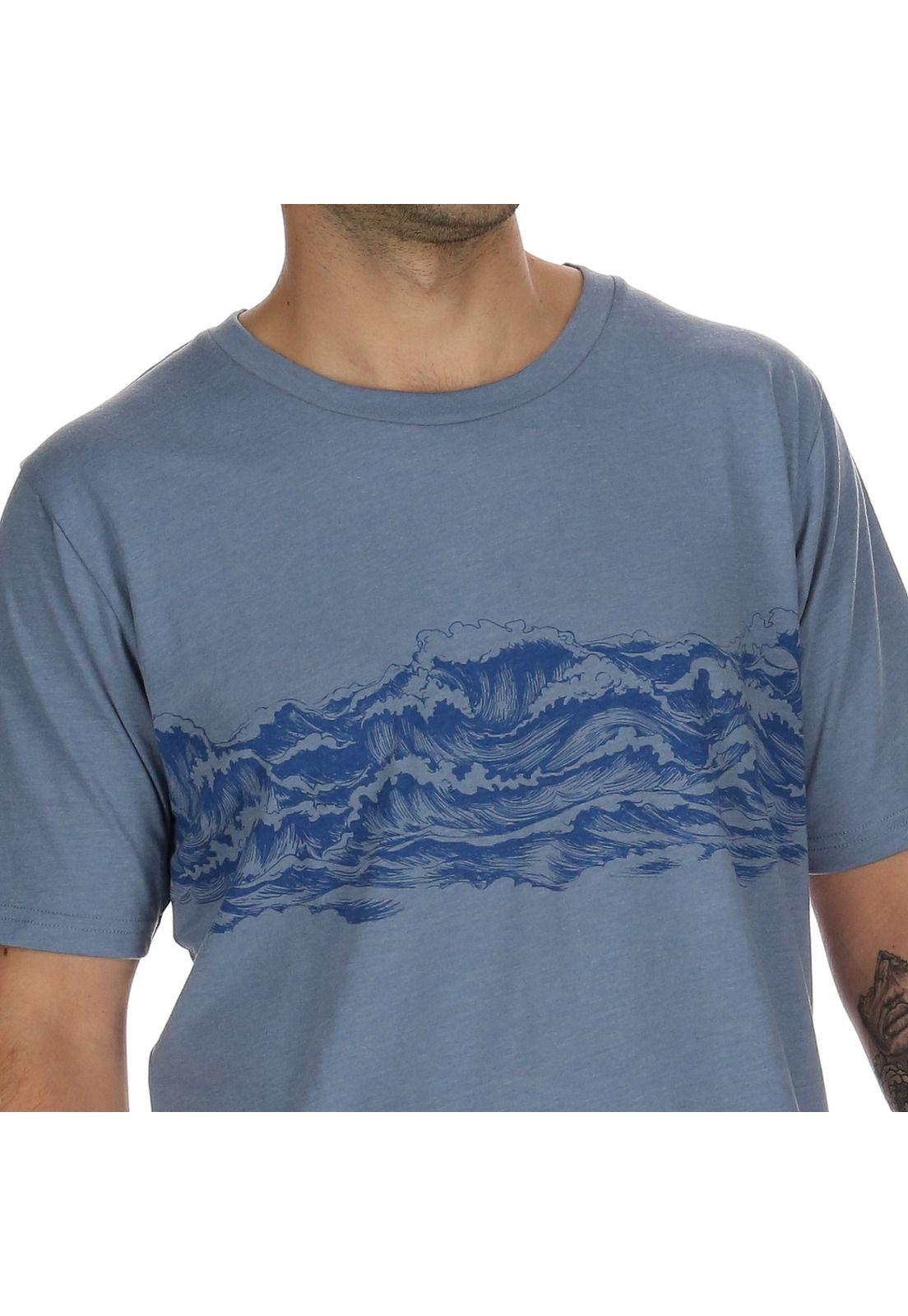 Polera M/C Hombre Los Andes Ss Azulino 7Veinte-4