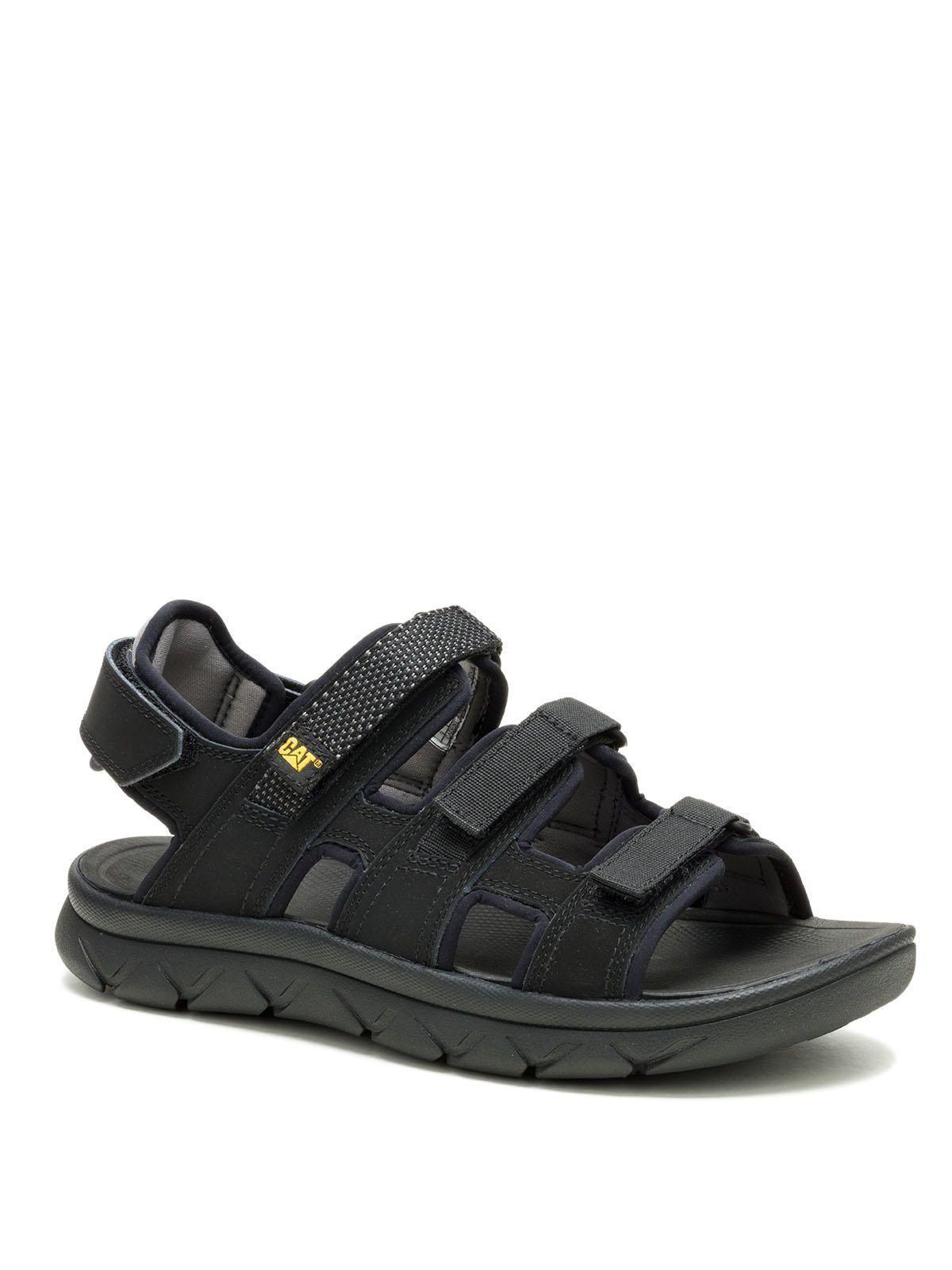 Sandalia Hombre Cuero Cadent Negro-0
