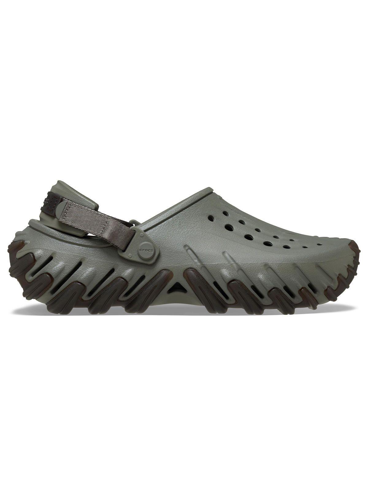 Zueco Unisex Echo Gum Ro Clog Gris Oscuro Crocs-0