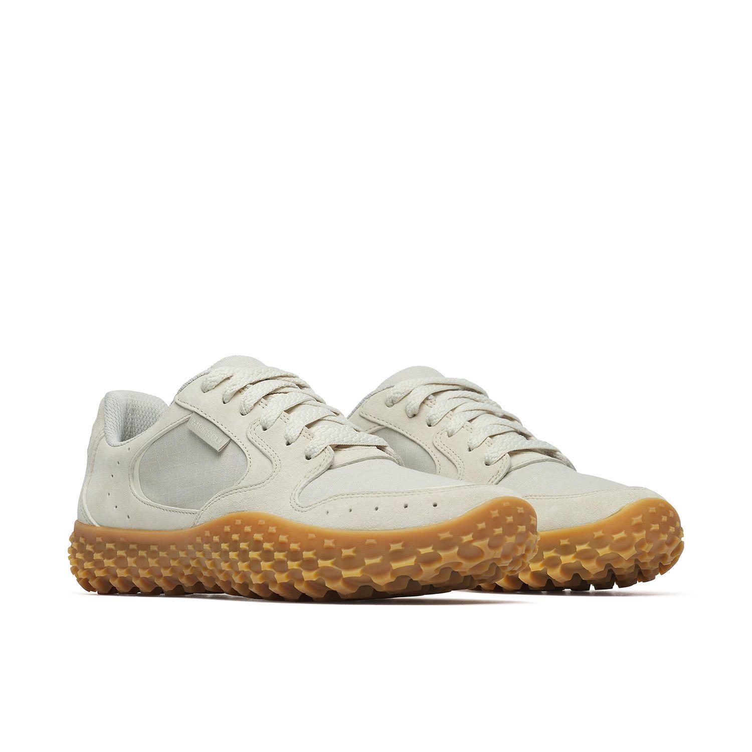 Zapatilla Cuero Mujer Wrapt Sneaker Crema-3