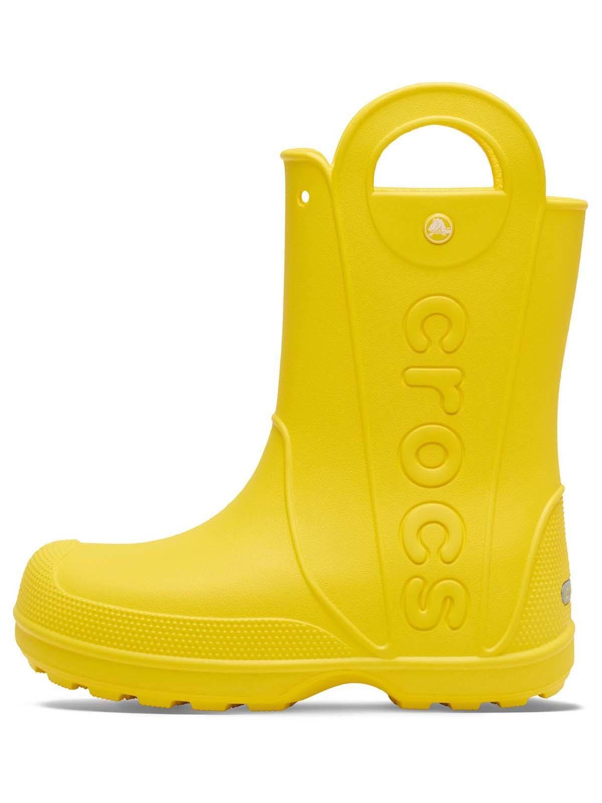 Bota de Agua Crocs Mujer Handle It Rain Boot Amarillo-2