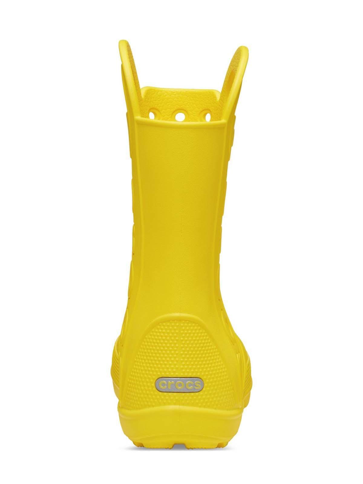 Bota de Agua Crocs Mujer Handle It Rain Boot Amarillo-8