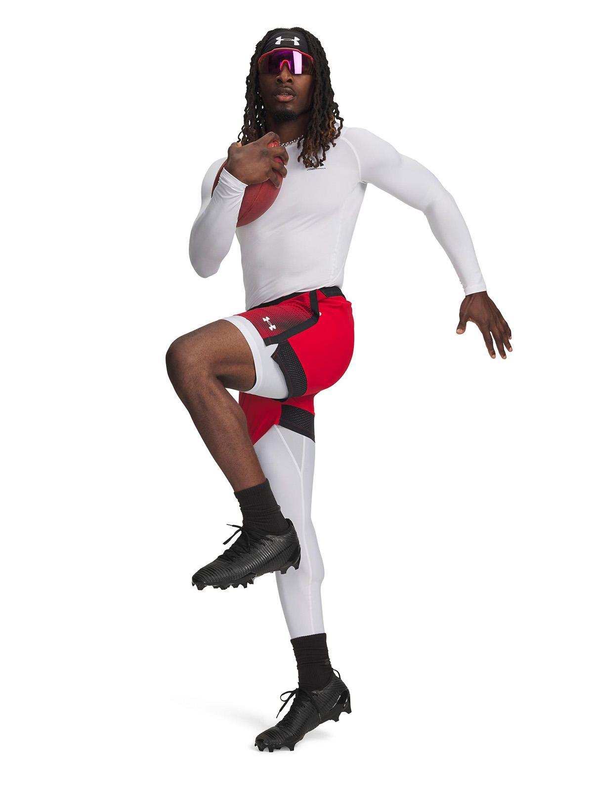Primera Capa Inferior Hombre Heatgear Asymm Right Leggings Blanco-3