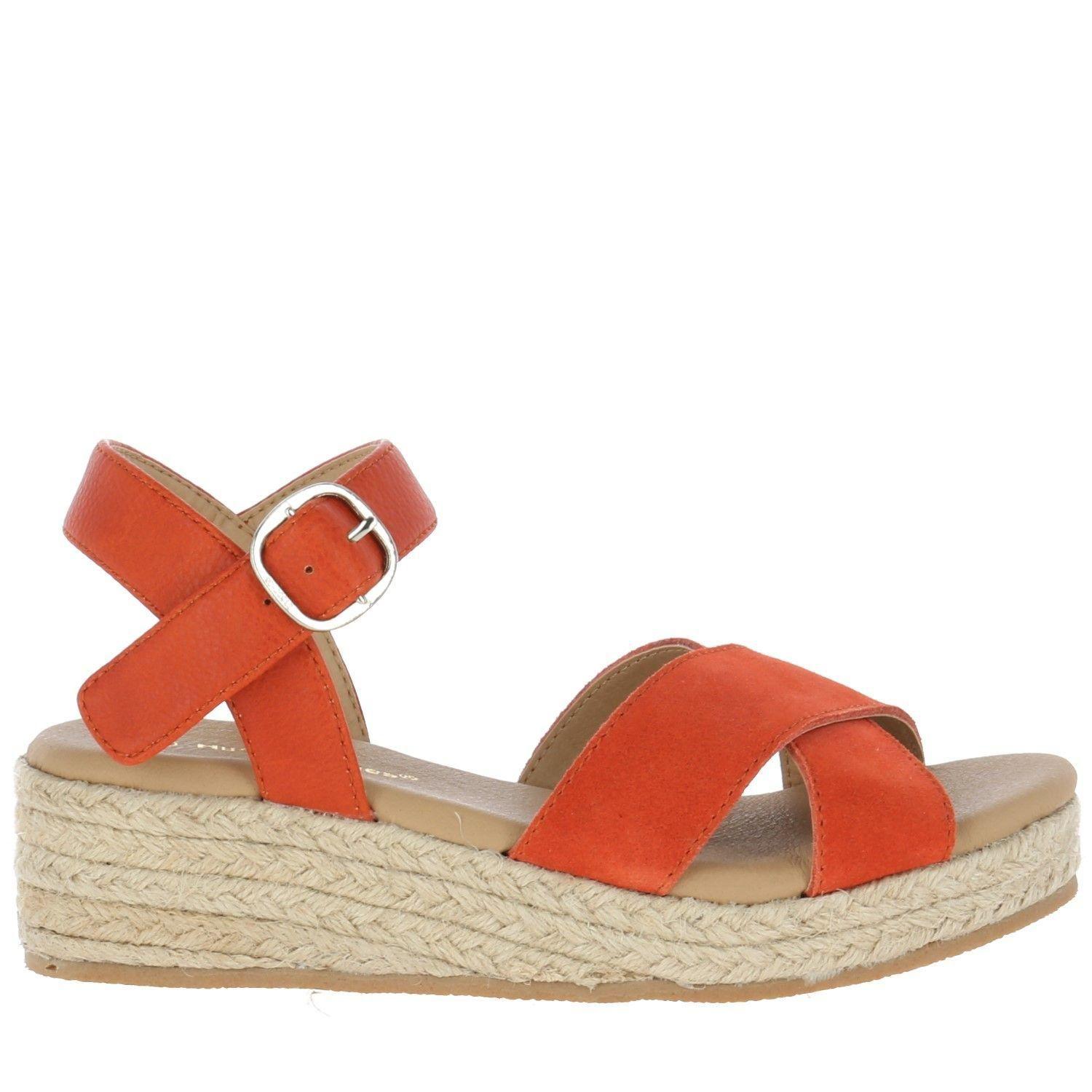 Sandalia Cuero Moss-K Rojo-0