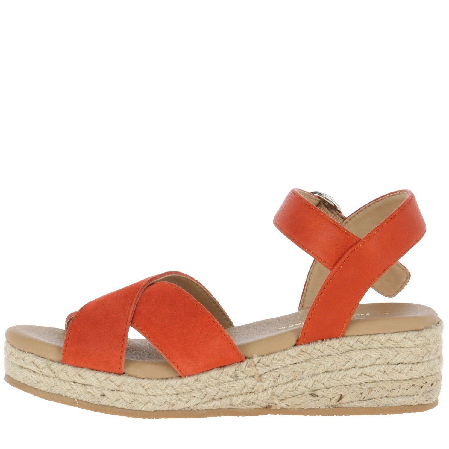 Sandalia Cuero Moss-K Rojo-3