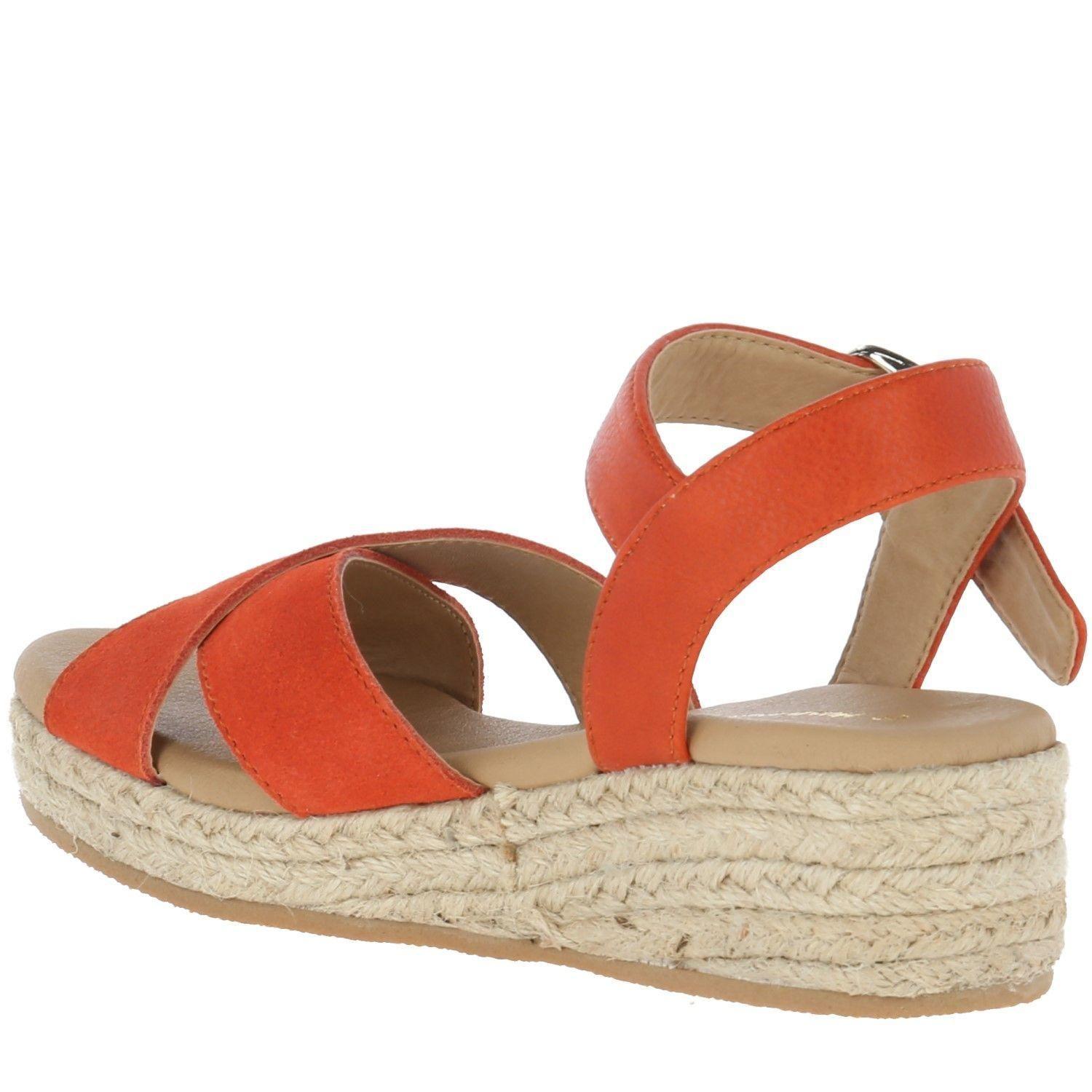 Sandalia Cuero Moss-K Rojo-4
