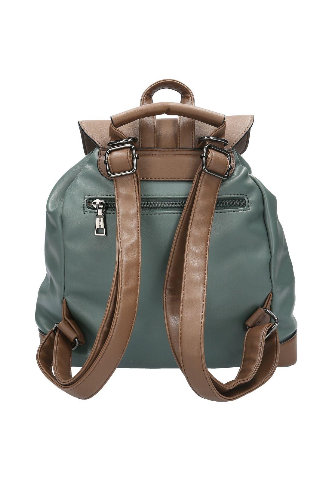 Mochila Convertible Mujer Leila Back Verde-1