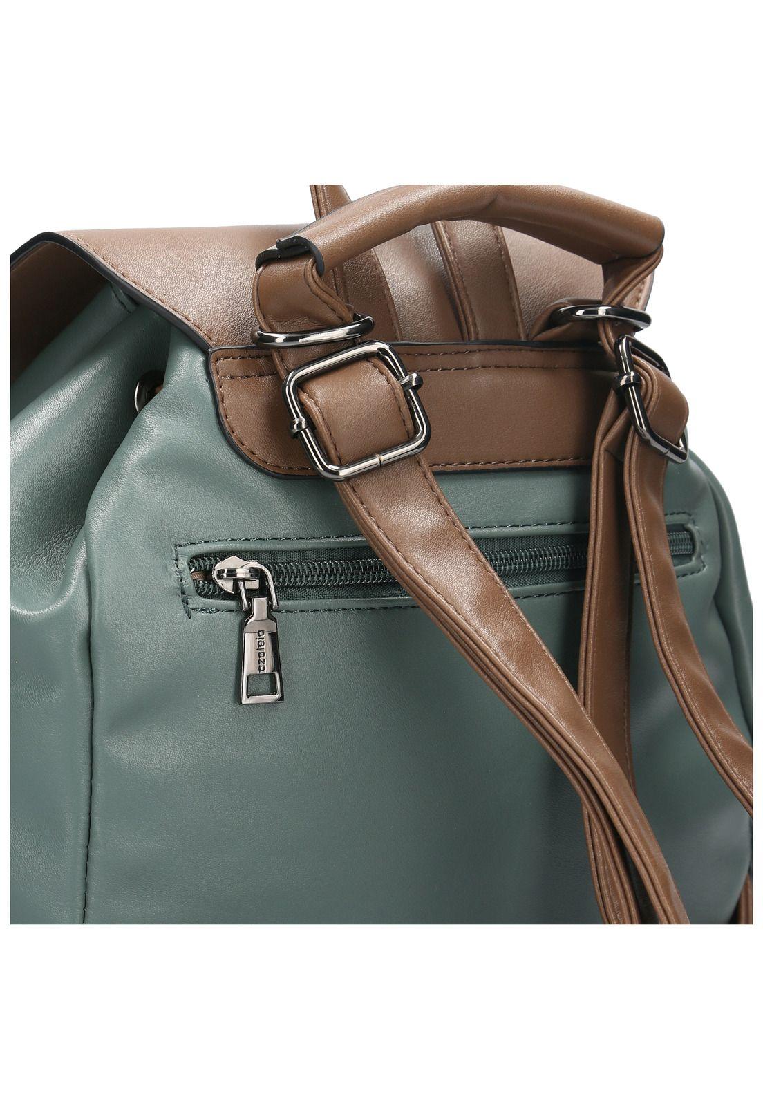 Mochila Convertible Mujer Leila Back Verde-3