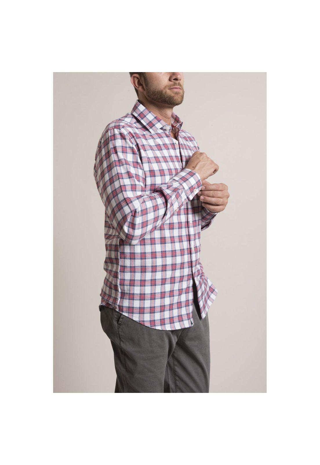Camisa Tartan Flex Rockford Rojo-1