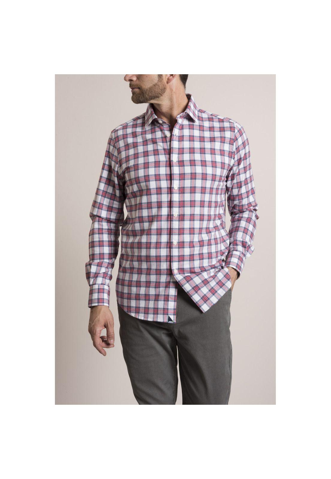 Camisa Tartan Flex Rockford Rojo-2