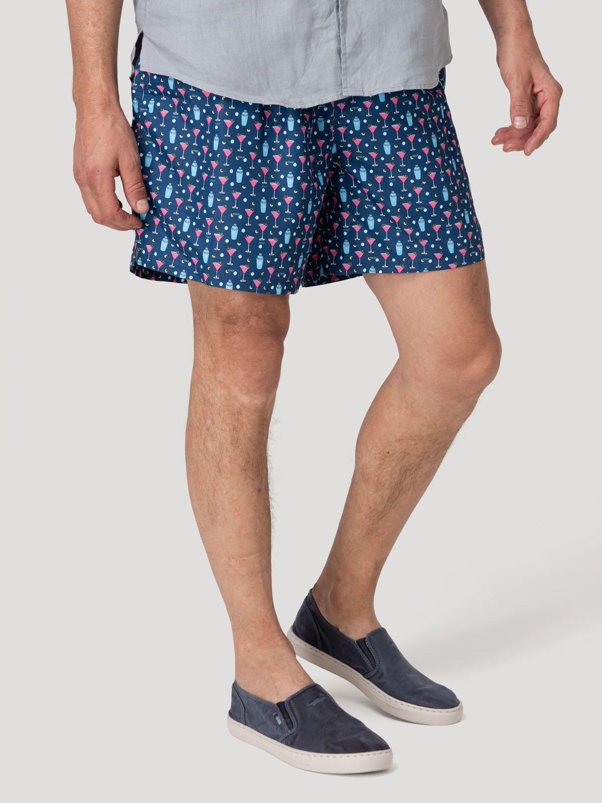 Traje De Baño Hombre Izam Azul-4
