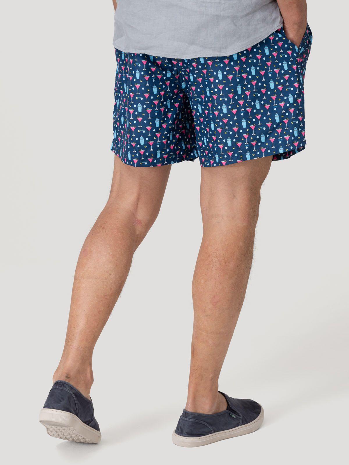 Traje De Baño Hombre Izam Azul-5