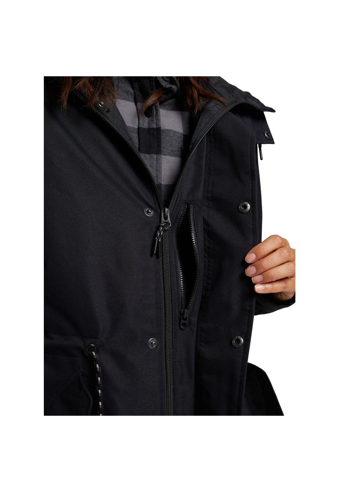 Chaqueta Sadie Mujer Negro Burton-4