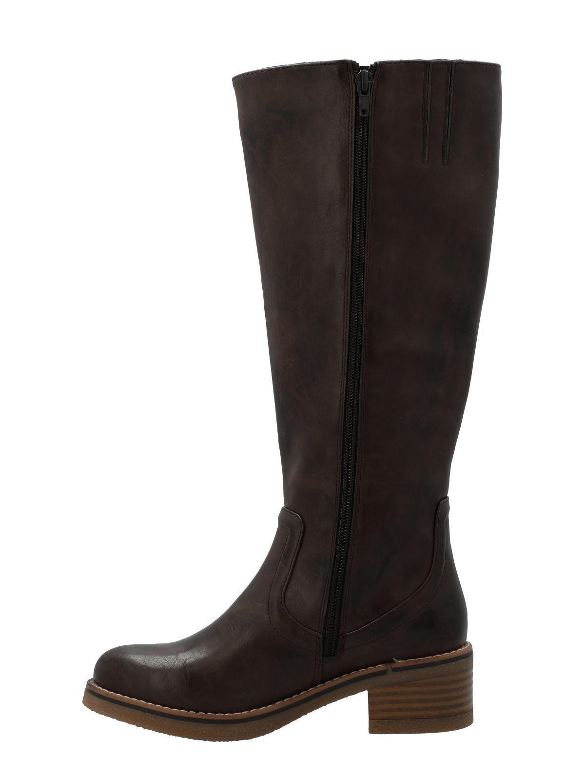 Bota Mujer Sarah Café-7