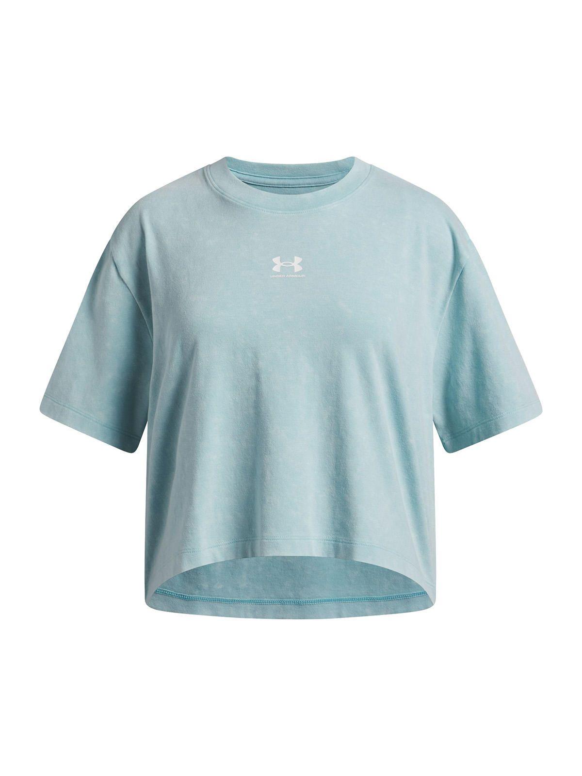 Polera M/C Niña Rival Wash Ss Azul-0