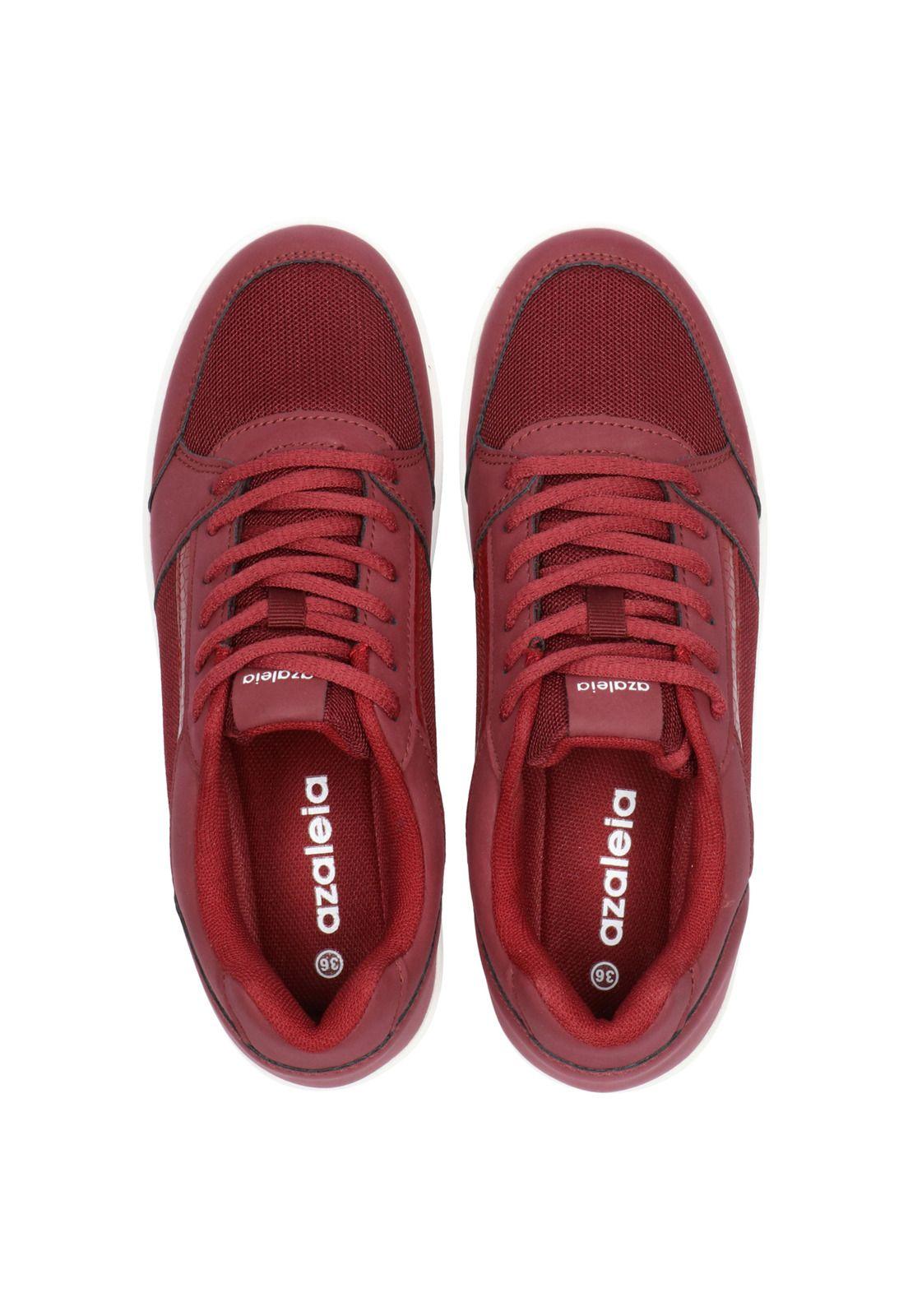 Zapatilla Mujer Baku Burdeo-7