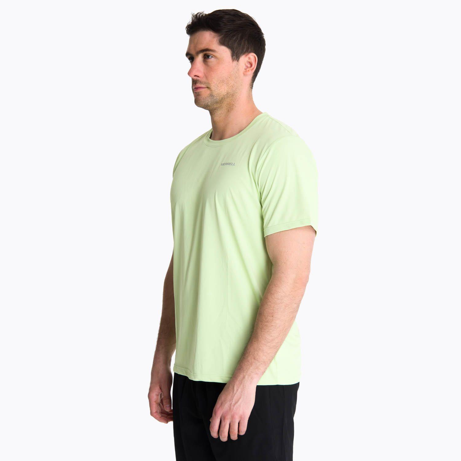 Polera Manga Corta Hombre Birdsville Verde -1