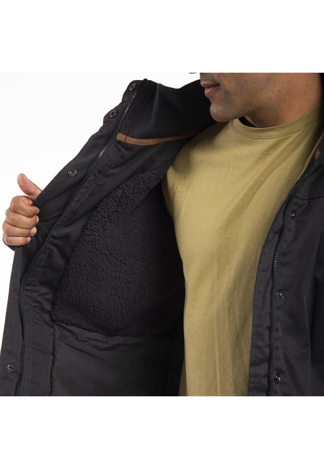 Chaqueta Hombre Pockets Negro-4