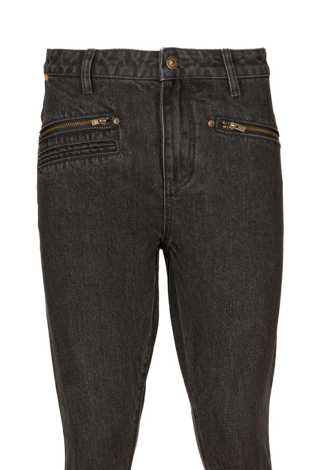 Pantalón Algodón Orgánico Mujer Leman Gris-3