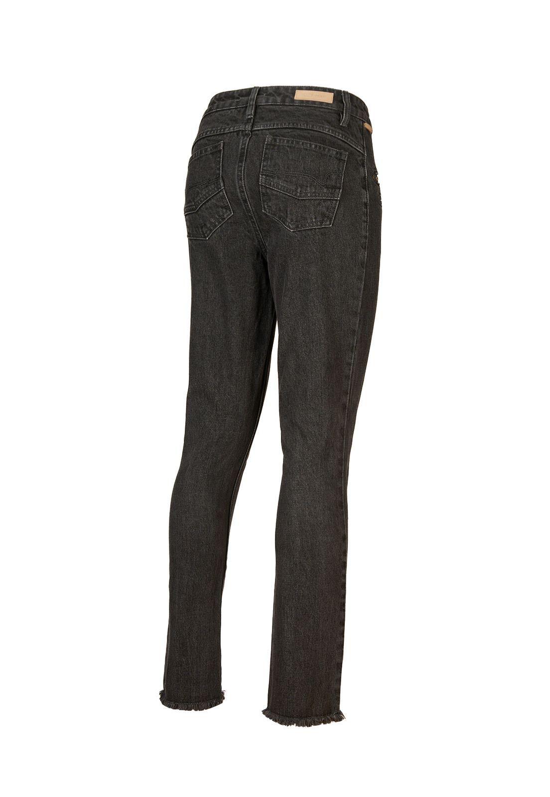Pantalón Algodón Orgánico Mujer Leman Gris-1