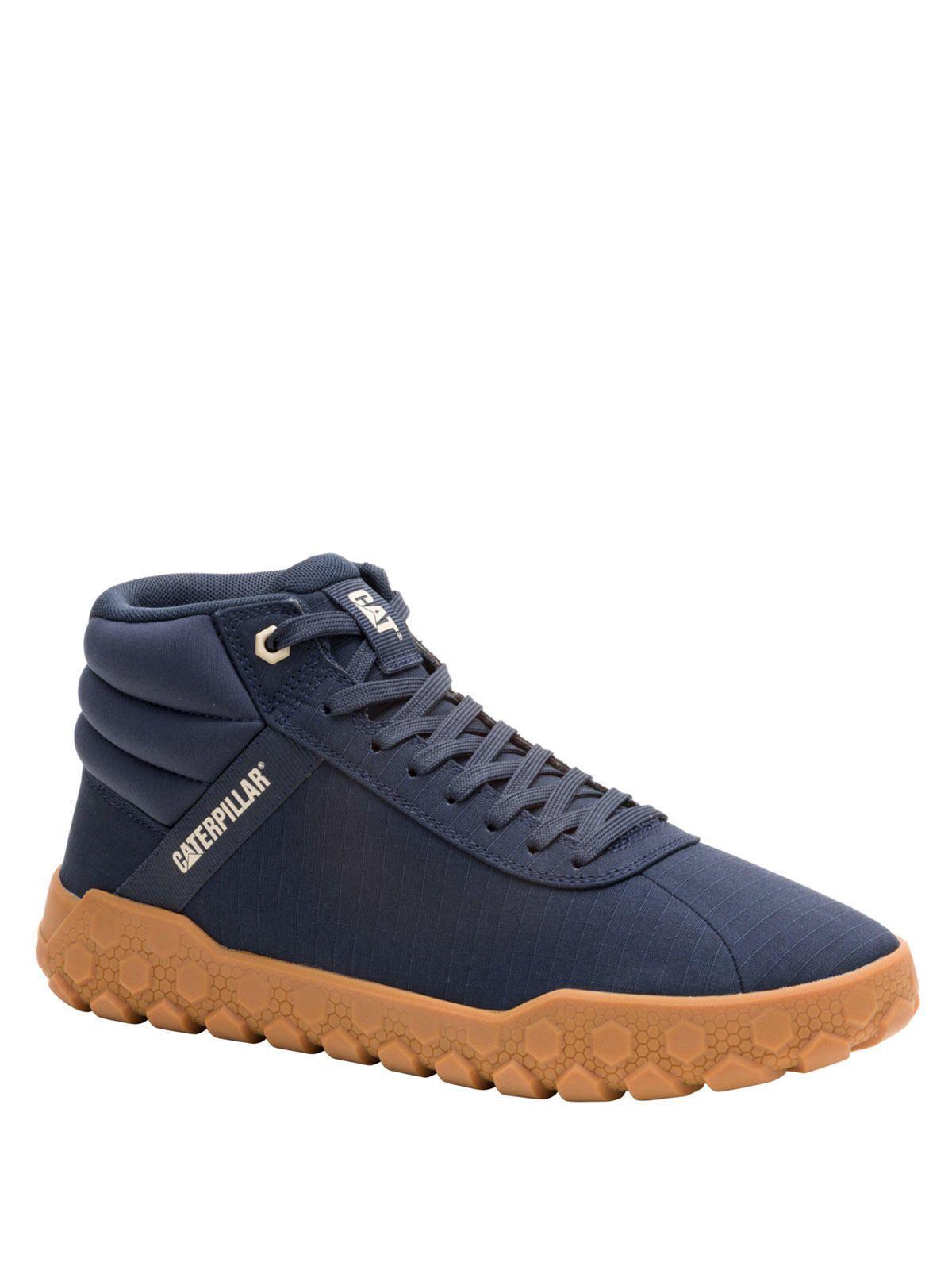 Zapatilla Con Caña Hombre Hex Plus Mid Canvas Azul-0