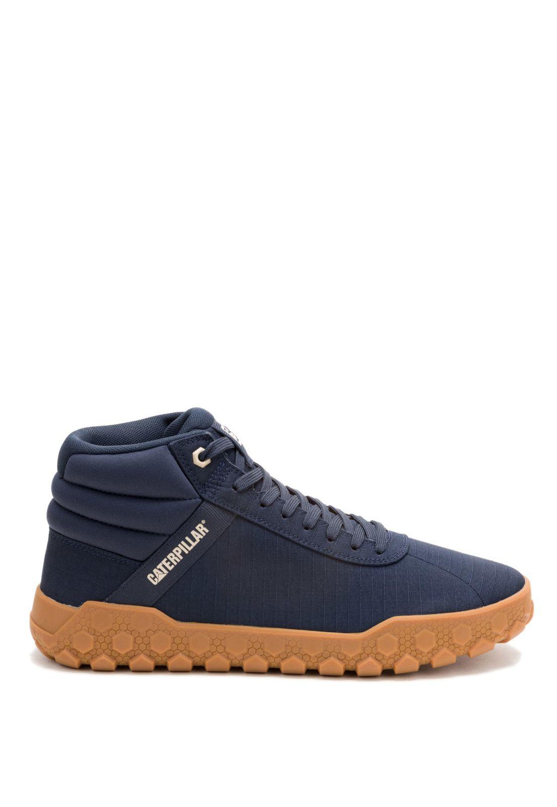 Zapatilla Con Caña Hombre Hex Plus Mid Canvas Azul-1