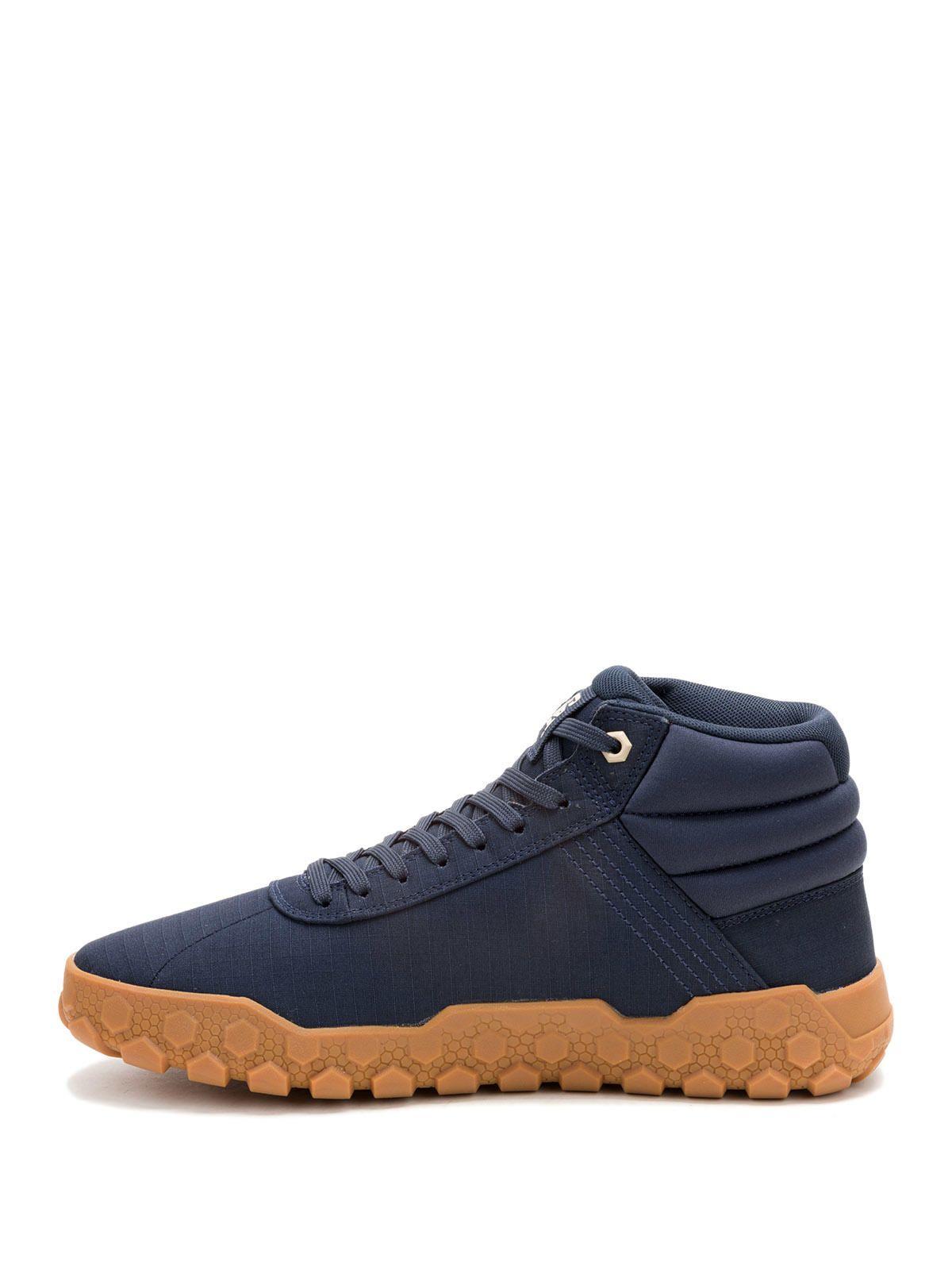 Zapatilla Con Caña Hombre Hex Plus Mid Canvas Azul-3