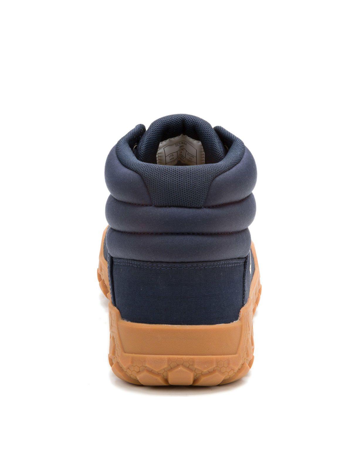 Zapatilla Con Caña Hombre Hex Plus Mid Canvas Azul-5