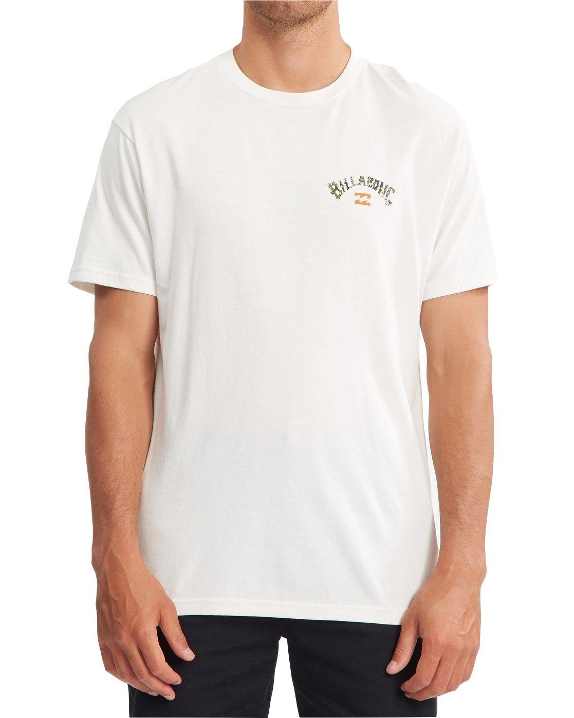 Polera M/C Hombre Arch Fill Blanco-0