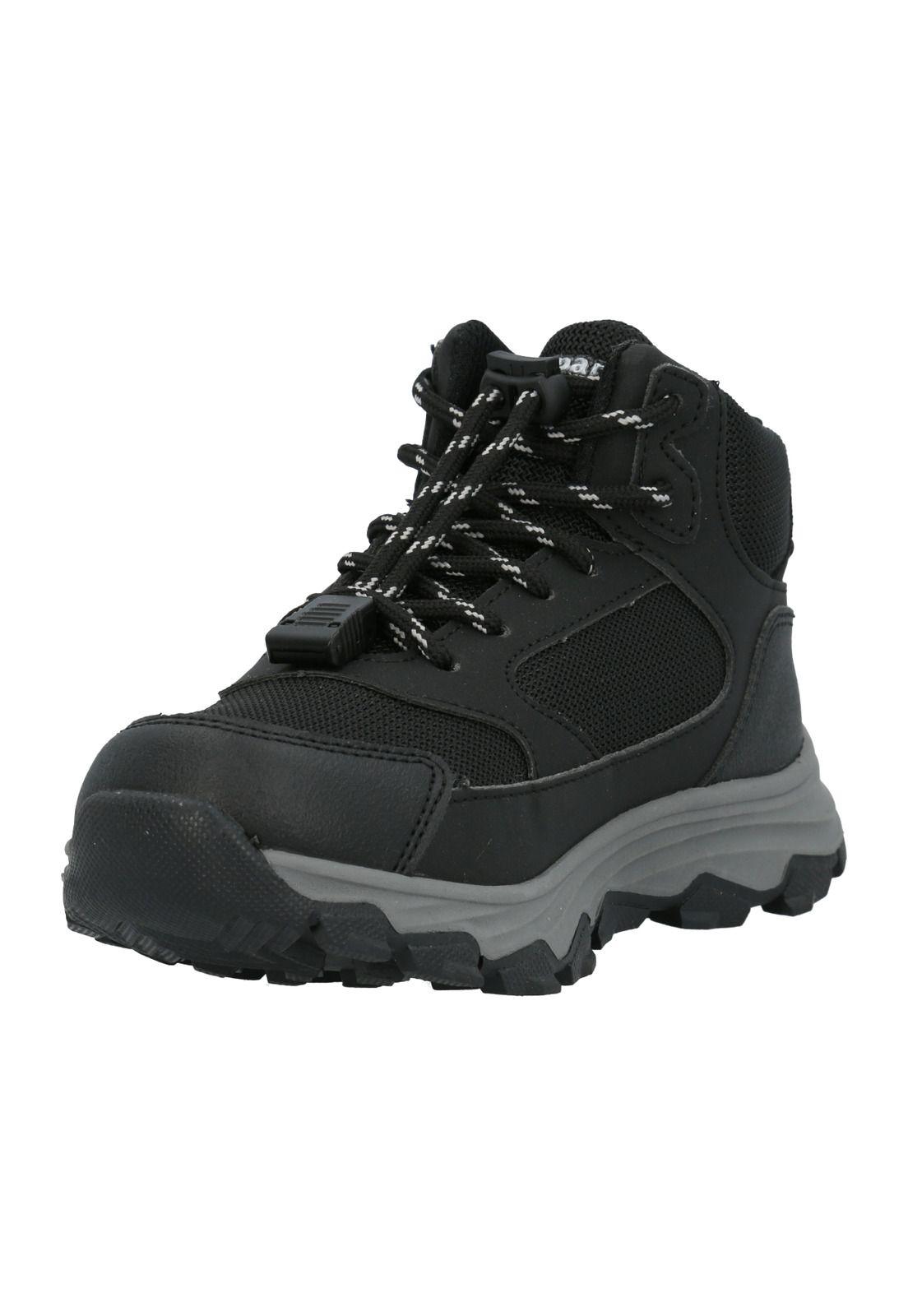 Zapatilla Aton Niño Negro-4