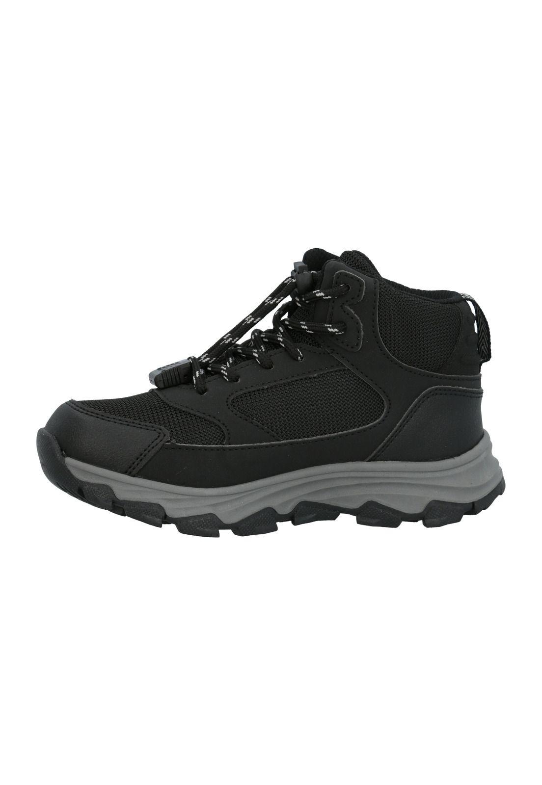 Zapatilla Aton Niño Negro-5
